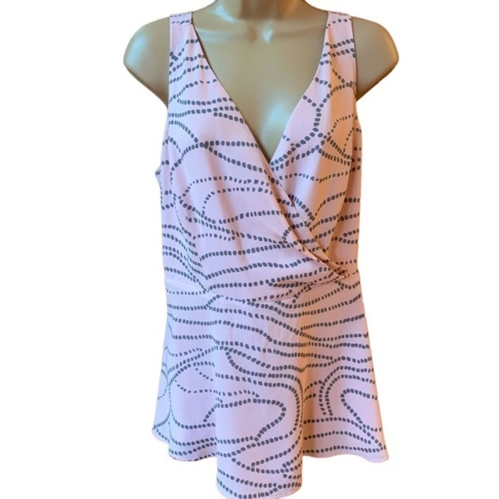 CAbi‎ Sophia Pink Cami Blouse  8